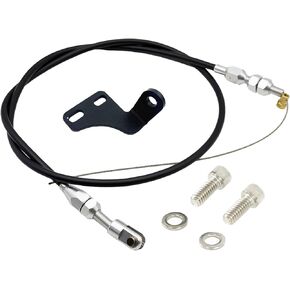 Throttle Cable Bracket Anodized and 36" Throttle Cable for Holley Hi-Ram LSX