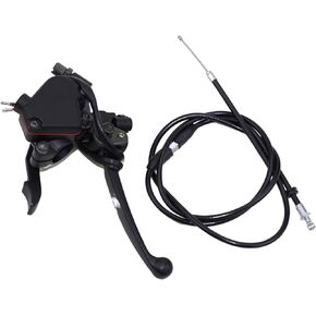 7/8" 22mm Thumb Throttle Cable with Dual Brake Lever Kits Compatible for 50cc 90cc 150cc 250cc ATV Quad Roketa Taotao Sunl Kazuma Go Kart