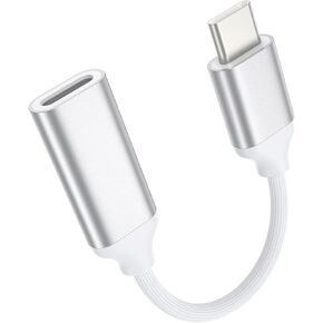 Lightning to USB C Adapter Cable, 1 Pack Lightning Female to Type C Male Adapter for iPhone 15 Series/iPad/Google and More Type C Devices, Support Transfer Data and PD Fast Charge, Not OTG in Kuwait