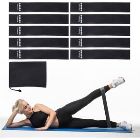 PATIKIL Resistance Loop Exercise Bands Stretch Bands for Working Out Fitness Elastic Workout Bands with Carry Bag for Home Gym Physical Fitness Yoga