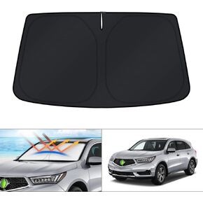 KUST Windshield Sun Shade for Acura MDX 2014-2020 Window Sunshade Sun Visor Protector Foldable Blocks UV Rays Keep Your Car Cooler
