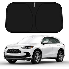 D-Lumina Windshield Sun Shade for 2016 2017 2018 2019 2020 2021 2022 Honda HRV HR-V Accessories, Front Window Sunshade Sun Visor Protector Block UV Rays Heat, Foldable 2 Layers 210T Material