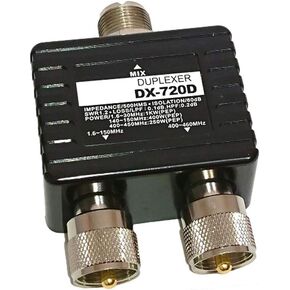Antenna Duplexer VHF/UHF 1.6-30 MHz + 140-150 MHz./ 400-460 MHz.