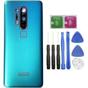 ubrokeifixit for OnePlus 8 Pro Rear Panel Back Glass Door Cover Replacement for OnePlus 8 Pro 5G 6.78"(NOT for OnePlus 8 6.55",NOT for OnePlus 8T 6.55") (1+8 Pro 6.78"/Black/Camera Lens) in Kuwait