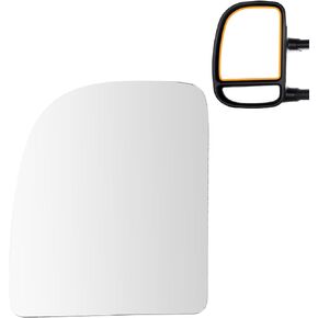 Towing Mirror Glass Fits for 1999-2016 For Ford For F-250 For F-350 F-450 For F-550 Super Duty 2000-2005 For Ford Excursion Tow Mirror Lens Non-Heated Left Side Convex Lower Mirror Glass