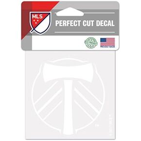 MLS Portland Timbers Decal4x4 Perfect Cut White Decal, Team Colors, One Size
