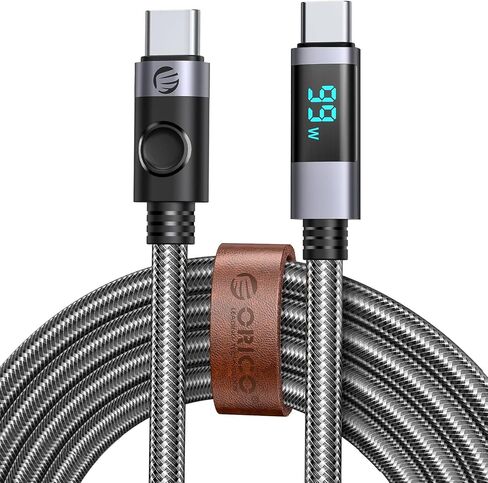 ORICO USB-C to Lightning Cable, 29W PD Syncing Cord LED Display Fast Charging, High Speed Data Transfer Cord Compatible with iPhone 13 12 11 Pro Max XS XR X 8 7 Plus AirPods Pro and More in Saudi Arabia