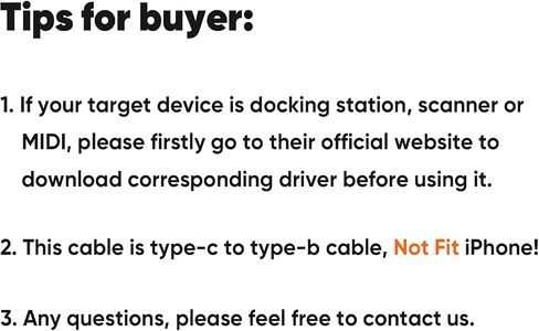 CableCreation USB C to USB B 3.1 Cable 4FT, USB B to USB C, USB Type B to USB C Cable 10Gbps Compatible with Thunderbolt 3 Host MacBook, External Hard Drive Black Myth:Wukong, Docking Station,Scanner in Saudi Arabia