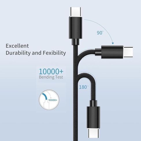 3FT Micro USB to USB-C Cable, USB 2.0 Type C to USB Micro B 5 Pin Charging Cord Braided Support OTG Charge & Sync Compatible with Samsung Galaxy S7 S6 J7 Note 5 Kindle, USB-C to USB Micro Cable in Saudi Arabia