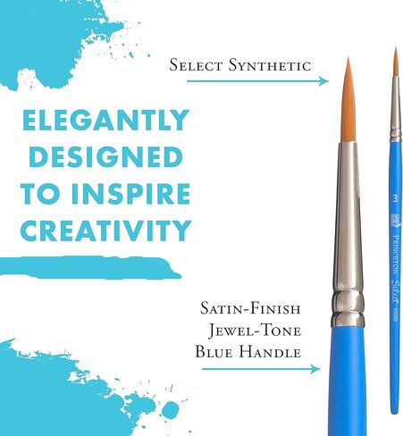 Princeton Select Artiste, Series 3750, Paint Brush for Acrylic, Watercolor and Oil, Round, 3 in Kuwait