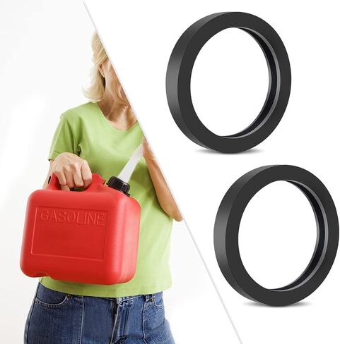 Replacement Gas Gaskets Gas Can Spout Gaskets Fuel Washer Seals Rubber Fuel Can Spout Seals Compatible with Most Gas Can Spout (10) in Saudi Arabia