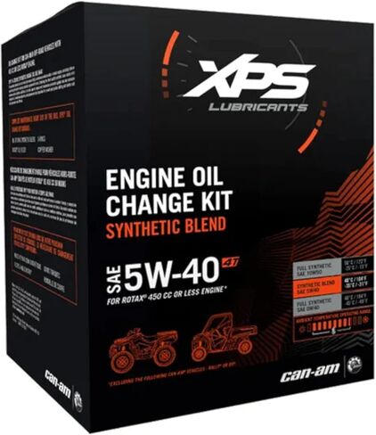 طقم تغيير الزيت من Can-Am New OEM 4T 5W-40، Rotax 450 cc، 9779256 in Saudi Arabia