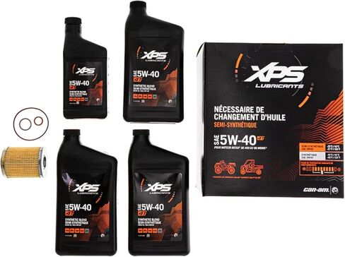 طقم تغيير الزيت من Can-Am New OEM 4T 5W-40، Rotax 450 cc، 9779256 in Saudi Arabia