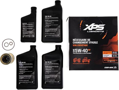 طقم تغيير الزيت من Can-Am New OEM 4T 5W-40، Rotax 450 cc، 9779256 in Saudi Arabia