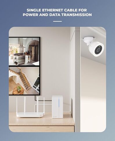نظام كاميرا أمان 8 ميجابكسل 4K، 8 قنوات PoE NVR مع محرك أقراص ثابتة سعة 2 تيرابايت، 8 قطع كاميرات IP سلكية 8 ميجابكسل PoE Bullet، رؤية ليلية ملونة، اكتشاف الإنسان/المركبة، تسجيل 24/7، محادثة ثنائية الاتجاه (N2818) in Kuwait