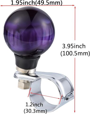 Abfer Ball Steering Wheel Suicide Spinner Knob Car Turning Asisting Wheel Handle Brodie Knobs Fit for Most Vehicles Trucks (Green) in Kuwait