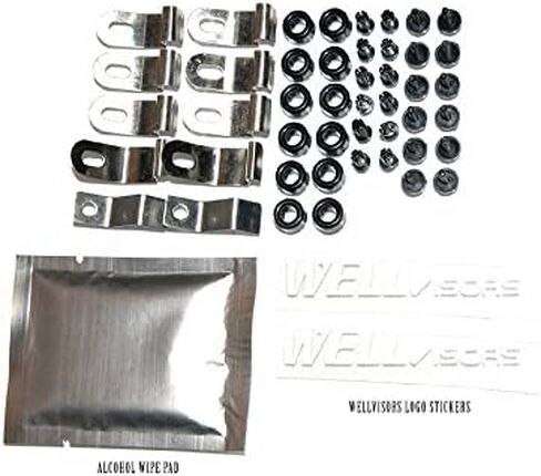 WellVisors Window Visors Wind Deflectors Compatible With Lexus GX460 2010-2023 Premium Series Rain Guards 3-847LX015 in Saudi Arabia