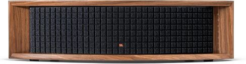 نظام الموسيقى JBL L75ms - خزانة من خشب الجوز مستوحاة من الطراز القديم + شبكة إسفنجية Quadrex سوداء - مع Google Chromecast مدمج وApple AirPlay 2 وبلوتوث in Saudi Arabia