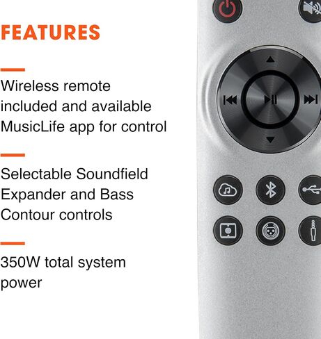 نظام الموسيقى JBL L75ms - خزانة من خشب الجوز مستوحاة من الطراز القديم + شبكة إسفنجية Quadrex سوداء - مع Google Chromecast مدمج وApple AirPlay 2 وبلوتوث in Saudi Arabia