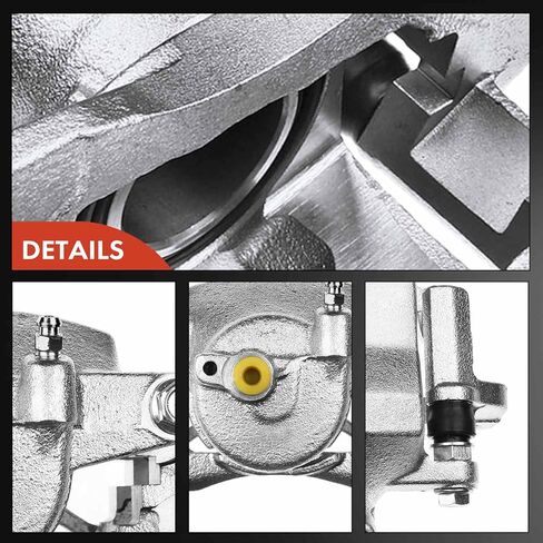 A-Premium Disc Brake Caliper Assembly with Bracket Compatible with Select Mazda Models - Protege 1999 2000 2001 2002 2003, L4 1.6L - Front Left Driver Side in Saudi Arabia