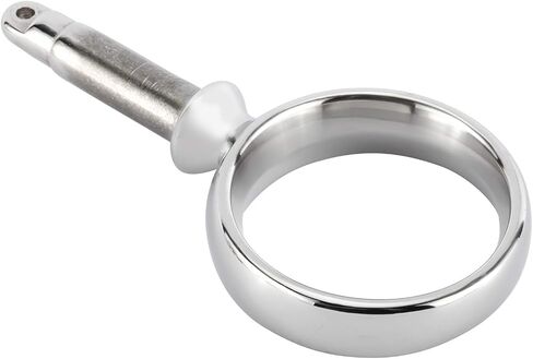 NovelBee 2pcs of 316 Stainless Steel Round Boat Oarlock Socket Side Mount Rowlock Paddle Brackets (Horn I.D:2") in Saudi Arabia