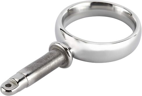 NovelBee 2pcs of 316 Stainless Steel Round Boat Oarlock Socket Side Mount Rowlock Paddle Brackets (Horn I.D:2") in Saudi Arabia
