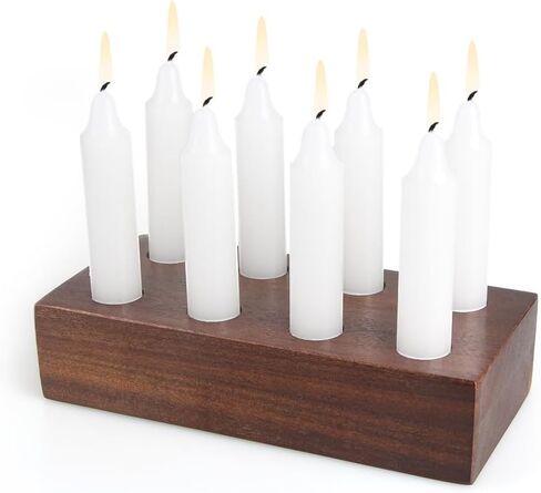 Blue Wooden Votive Candle Holders Tealight Candle Holder-Resin and Floating Wood 3 Votive Candle Holder Log,Decorative Tea Light Holder for Wedding Party Dinner Yoga Meditation Birthday Gift in Saudi Arabia