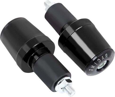CHIFUN Motorcycle Bar Ends Plug Universal for 7/8" 22mm Handlebar CNC Aluminum Bar End Caps Weight Slider Replacement for Honda Yamaha Suzuki Motorbike Dirt Bike Scooters(Black) in Saudi Arabia