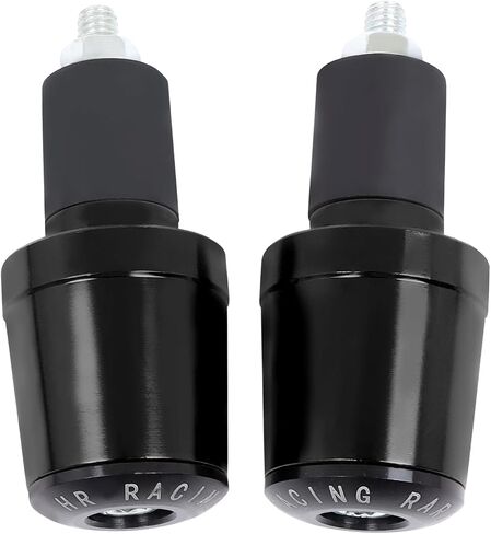 CHIFUN Motorcycle Bar Ends Plug Universal for 7/8" 22mm Handlebar CNC Aluminum Bar End Caps Weight Slider Replacement for Honda Yamaha Suzuki Motorbike Dirt Bike Scooters(Black) in Saudi Arabia