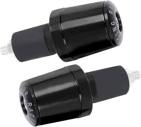 CHIFUN Motorcycle Bar Ends Plug Universal for 7/8" 22mm Handlebar CNC Aluminum Bar End Caps Weight Slider Replacement for Honda Yamaha Suzuki Motorbike Dirt Bike Scooters(Black) in Saudi Arabia