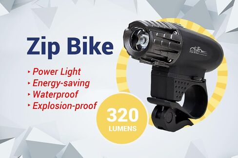 Rechargeable Bike Light - High Intensity Bicycle Light, Ideal for Night Riding, Bike Flashlight & Headlight, Ultra-Bright Bike Lights for Enhanced Safety and Visibility in Saudi Arabia