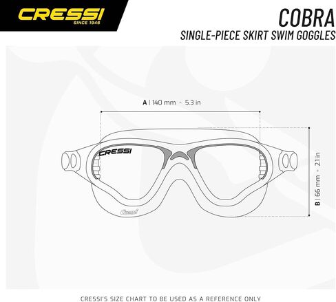 Adult Perfect Seal Swim Goggles | Cobra made in Italy by Cressi: quality since 1946 in Saudi Arabia