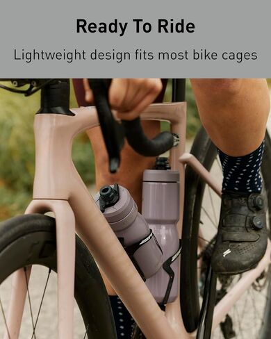 زجاجة مياه للدراجة من الفولاذ المقاوم للصدأ معزولة من CamelBak - لركوب الدراجات واللياقة البدنية والرياضة - تناسب معظم أقفاص الدراجات، 22oz - أسود in Saudi Arabia