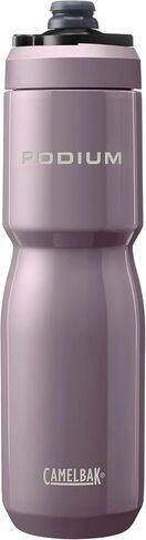 زجاجة مياه للدراجة من الفولاذ المقاوم للصدأ معزولة من CamelBak - لركوب الدراجات واللياقة البدنية والرياضة - تناسب معظم أقفاص الدراجات، 22oz - أسود in Saudi Arabia