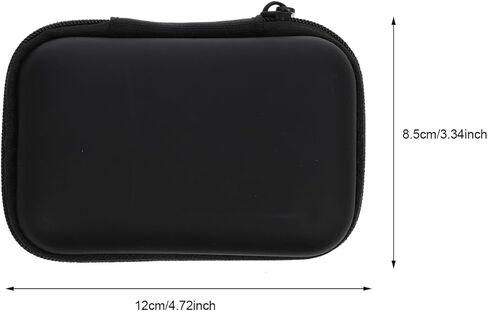 حقيبة محرك صغيرة مقاومة للصدمات، تخزين إلكترونيات السفر، منظم سماعات أذن فلاش، بيانات سوداء لحمل الحقيبة، سلك X صغير، ملحقات USB للهاتف، كابل، حافظة صلبة، شاحن in Kuwait