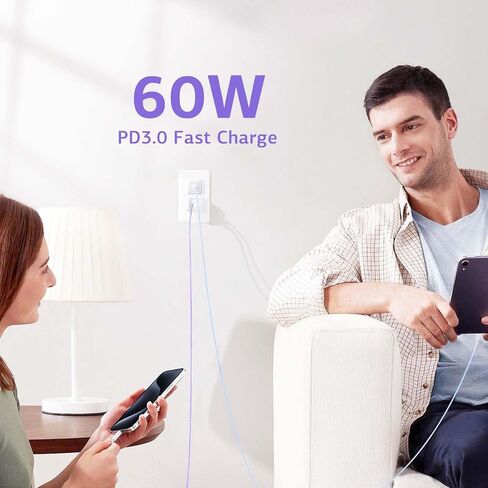 كابل شاحن iPhone 15 بطول 3 أقدام، كابل شحن سريع لجهاز iPad Pro بطول 3 أقدام، سلك شاحن سريع طويل من Apple USB C إلى النوع C لهاتف iPhone 15/15 Plus/15 Pro/15 Pro Max/iPad Pro 12.9/11 بوصة/iPad Air in Kuwait