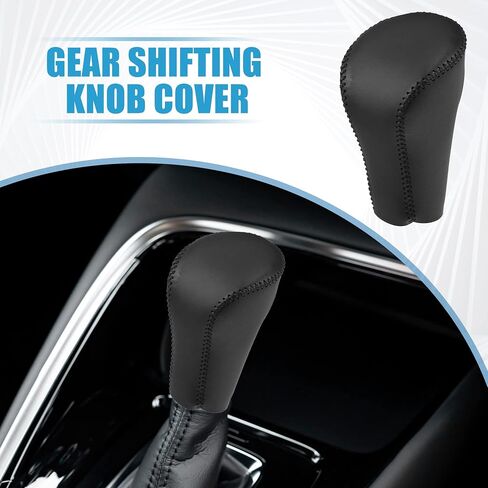 Gear Shift Lever Cover Automotive Interior Gear Shift Knob Trim for Honda Accord 8 2008-2012 Black in Saudi Arabia