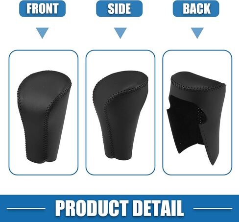 Gear Shift Lever Cover Automotive Interior Gear Shift Knob Trim for Honda Accord 8 2008-2012 Black in Saudi Arabia