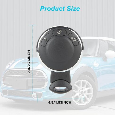 Car Key Fob Keyless Entry Remote 315MHz KR55WK49333 for Mini Cooper 2006-2013 in Saudi Arabia