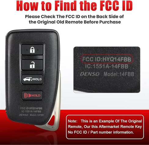 استبدال مفتاح التحكم عن بعد الذكي القرب لكزس RX350 RX450h 2016 2017 2018 2019 2020 HYQ14FBB دخول بدون مفتاح مفتاح السيارة للتحكم عن بعد 89904-0E160 G Board 231451-0010 in Saudi Arabia