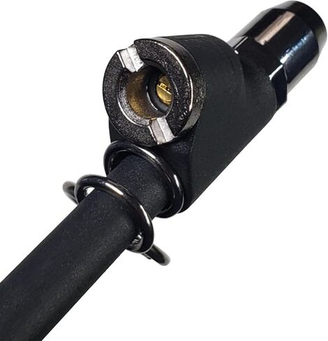 مقياس ضغط الإطارات للخدمة الشاقة، مقياس الإطارات برأس مزدوج 10-150 رطل لكل بوصة مربعة / 100-1000 كيلو باسكال، أنبوب قياس ضغط الهواء الممتد لشاحنات السيارات شبه in Kuwait