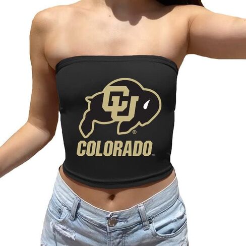Lojobands Women's Tailgate Outfit College Game Day Tube Top Strapless Top One Size Fits Most in Saudi Arabia