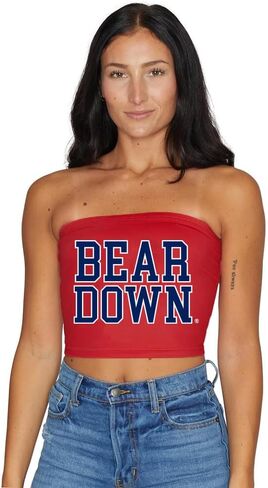 Lojobands Women's Tailgate Outfit College Game Day Tube Top Strapless Top One Size Fits Most in Saudi Arabia