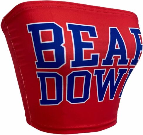 Lojobands Women's Tailgate Outfit College Game Day Tube Top Strapless Top One Size Fits Most in Saudi Arabia