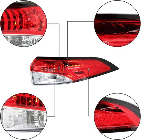 Labwork الركاب الجانب الخارجي الذيل ضوء استبدال ل 2020-2021 تويوتا كورولا الخلفية الذيل ضوء الفرامل مصباح الجمعية RH الجانب الأيمن 81561-12D10 TO2804149 in Kuwait