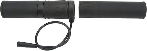 Bike Half Twist Throttle Grip, Waterproof Plug Comfortable Easy Installation Bike Half Throttle Grip for 22.5mm Handlebar for Modification in Saudi Arabia