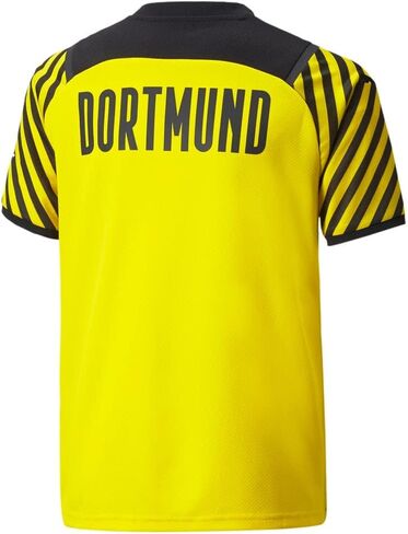 PUMA Kids Boys BVB Replica Home رقبة V وأكمام قصيرة جيرسي كاجوال مريح - أصفر - مقاس XL in Saudi Arabia