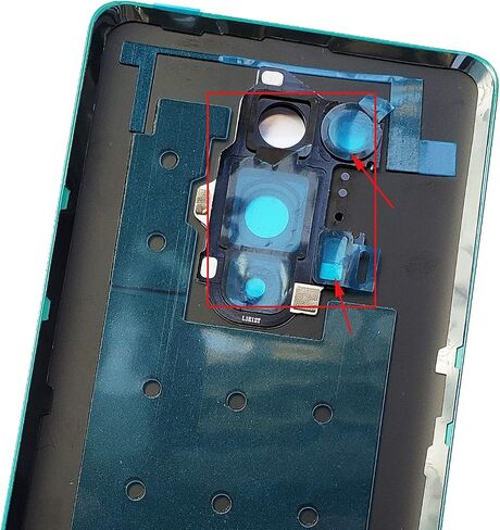 بديل لغطاء الباب الزجاجي الخلفي للوحة OnePlus 8 Pro لهاتف OnePlus 8 Pro 5G 6.78 بوصة (ليس لهاتف OnePlus 8 6.55 بوصة، وليس لهاتف OnePlus 8T 6.55 بوصة) (1+8 Pro 6.78 بوصة/أخضر/عدسة الكاميرا) in Kuwait