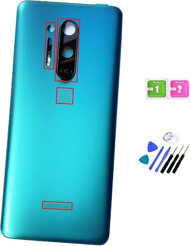 بديل لغطاء الباب الزجاجي الخلفي للوحة OnePlus 8 Pro لهاتف OnePlus 8 Pro 5G 6.78 بوصة (ليس لهاتف OnePlus 8 6.55 بوصة، وليس لهاتف OnePlus 8T 6.55 بوصة) (1+8 Pro 6.78 بوصة/أخضر/عدسة الكاميرا) in Kuwait