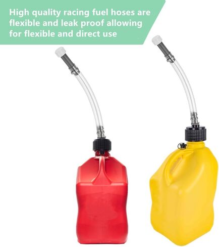 خرطوم إبريق وقود VP Racing لأباريق الوقود Scribner، وقود VP Racing، أباريق LC2، أباريق Jegs، إبريق وقود VP Racing، إبريق وقود VP Racing 5.5 جالون، علب الغاز، تصميم فلتر مطور، (رمادي قطعتان) in Kuwait